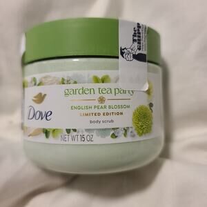 Dove Beauty Garden Tea Party Body Scrub - English Pear Blossom - Limited Edition